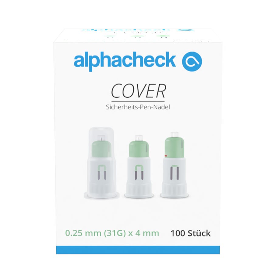 alphacheck COVER Sicherheits-Pen-Nadeln