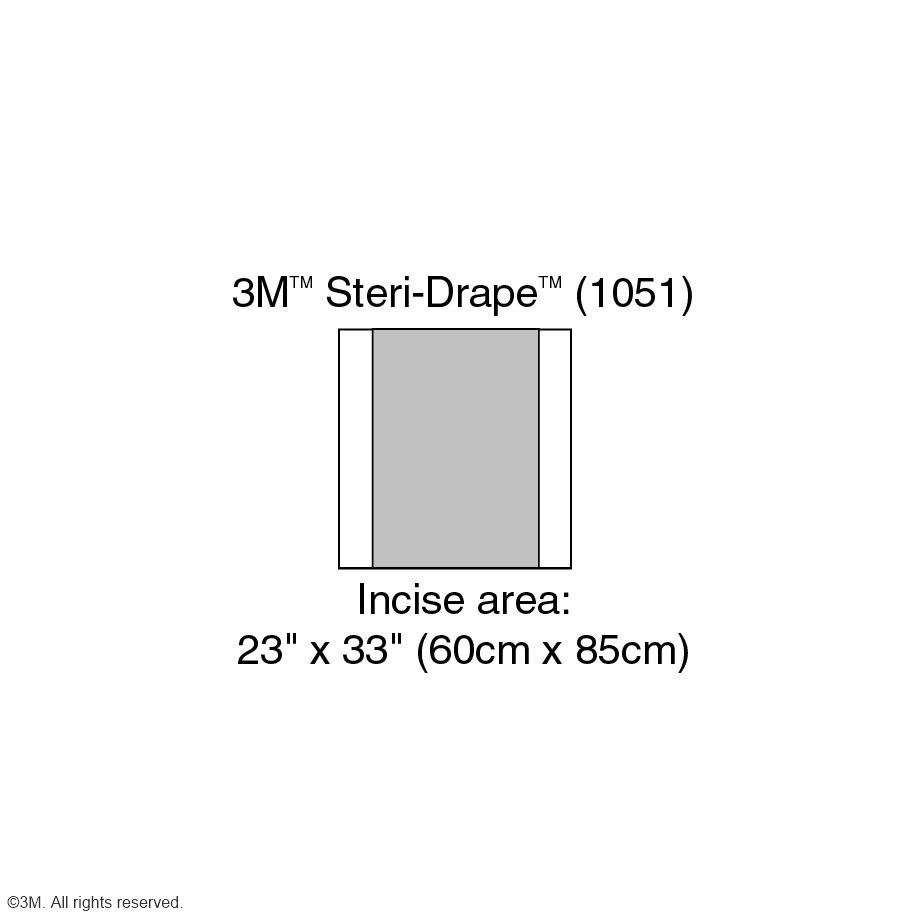 3M Steri-Drape 1 Inzisionsfolien