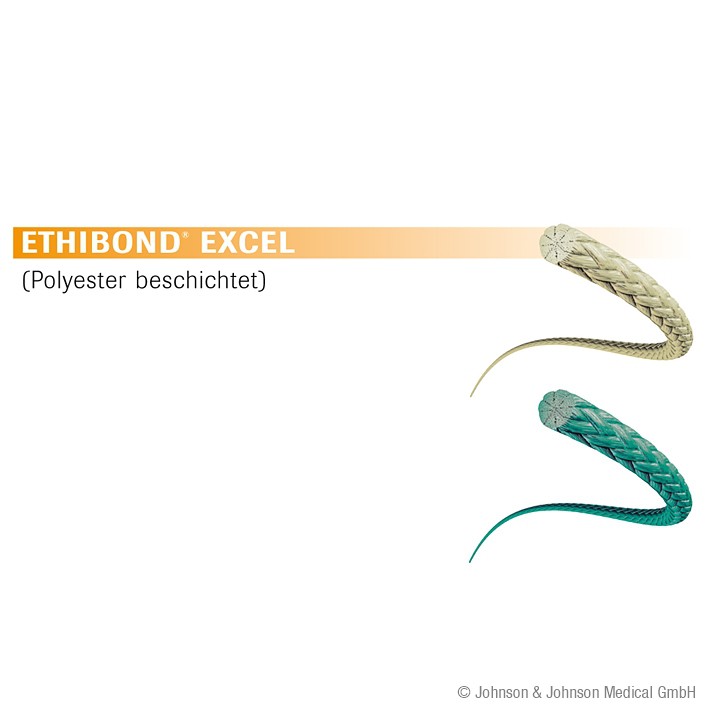 ETHIBOND EXCEL 4/0=1,5 grün geflochten