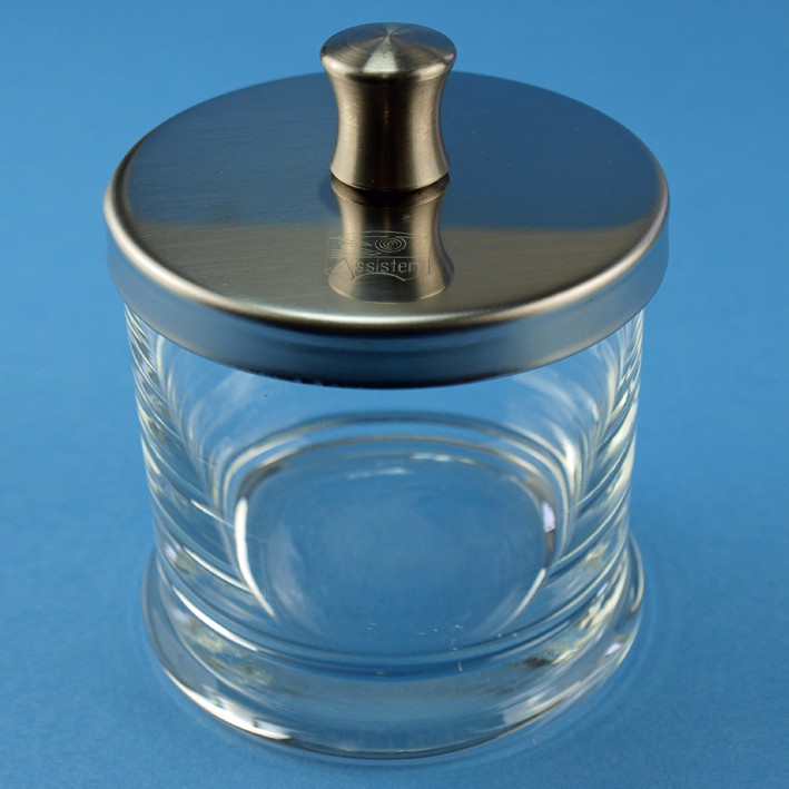 Glaszylinder mit Edelstahldeckel