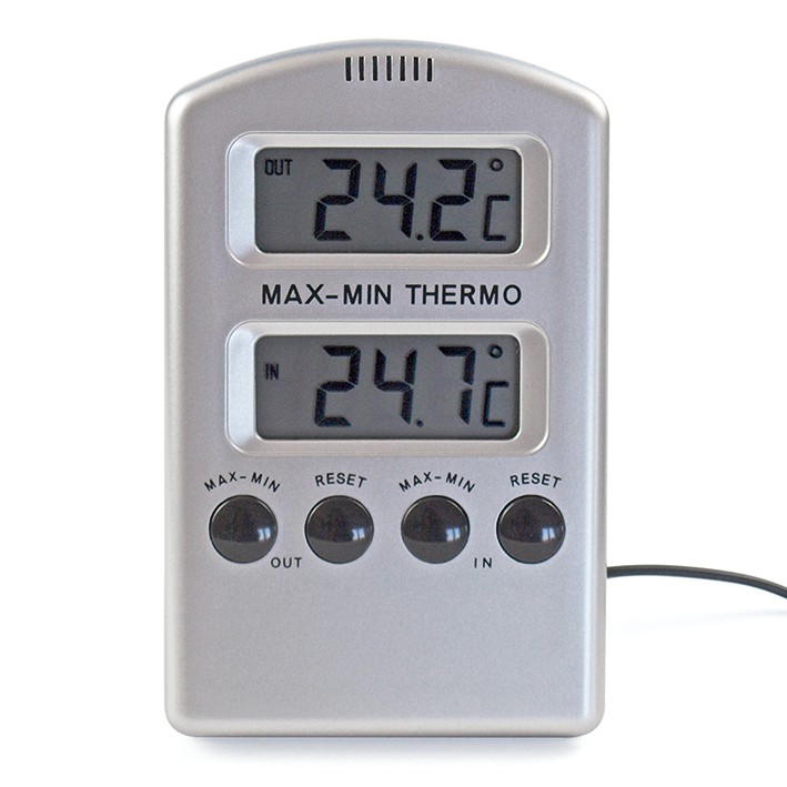 Maxima-Minima-Thermometer, elektronisch,