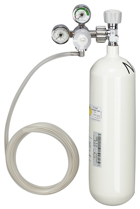 Sauerstoff-Gerät mit Sauerstoff-Flasche