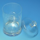 Glaszylinder mit Überfallglasdeckel